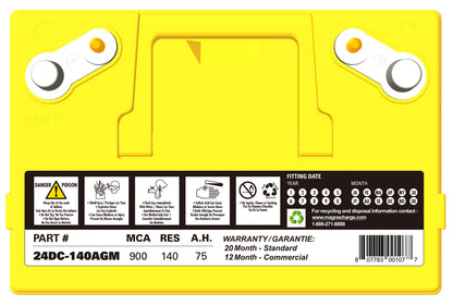 AGM DC Series-12 Volt Deep Cycle