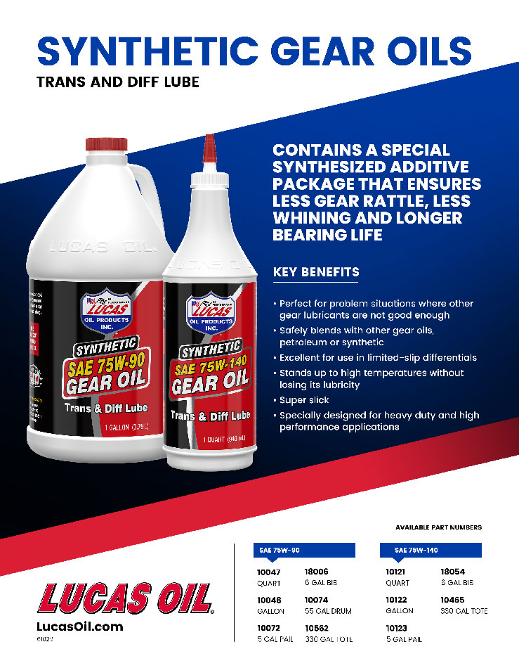 Lucas - Synthetic Gear Oil