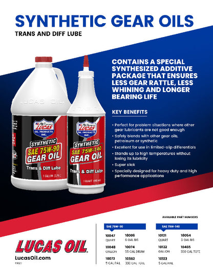 Lucas - Synthetic Gear Oil