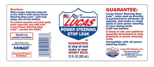 Lucas - Power Steering Stop Leak