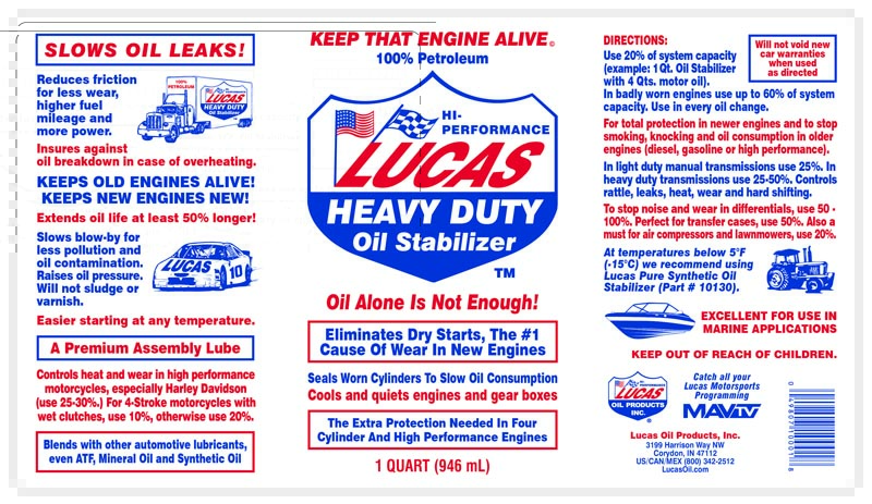 Lucas - Heavy Duty Oil Stabilizer