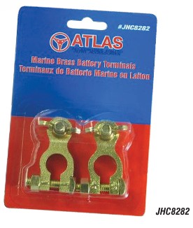 Battery Terminals with Wings Nuts Sides
